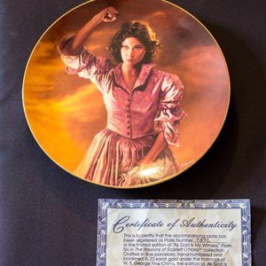 W.S. George Fine China "As God is My Witness" Collection fine porcelain 22K gold